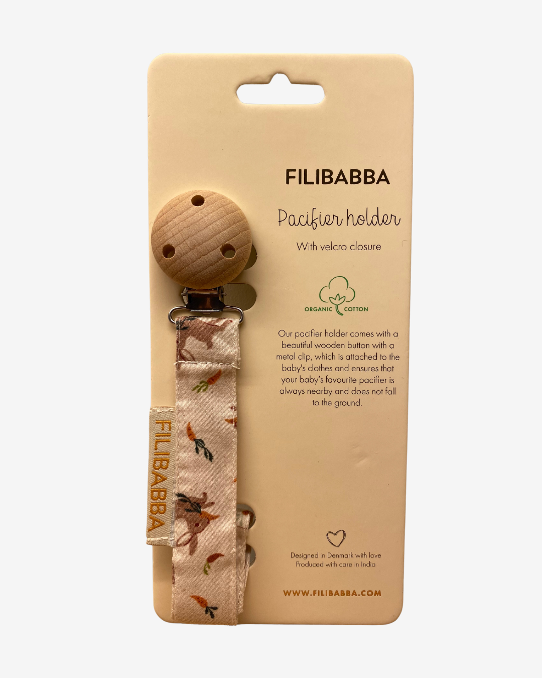 Filibabba - Smokkesnor med borrelås - Carrot thief