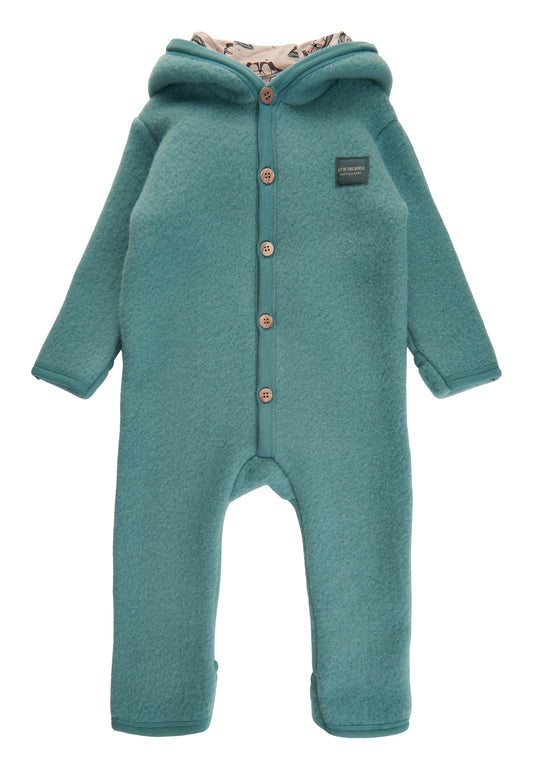 Soft Gallery - SGKirry wool Wholesuit - Heldrakt - Mineral Blue - HIBABY Babypakke