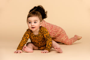 SOFT GALLERY - Hello Baby Paula Leggings Owl - Bukse - Cuban Sand - HIBABY Babypakke
