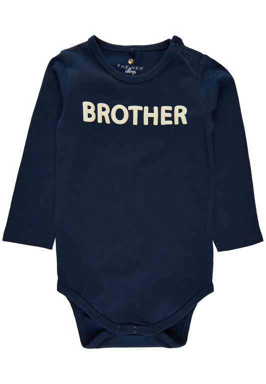 THE NEW SIBLINGS - BROTHER L_S BODYSUIT - Body - Navy Blazer - HIBABY Babypakke
