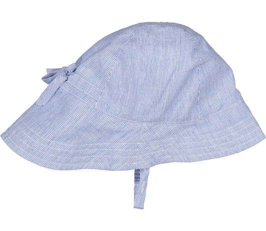 MARMAR - Alba Baby Long Fine Cotton - Hatt - Bolich Blue Stripe - HIBABY Babypakke